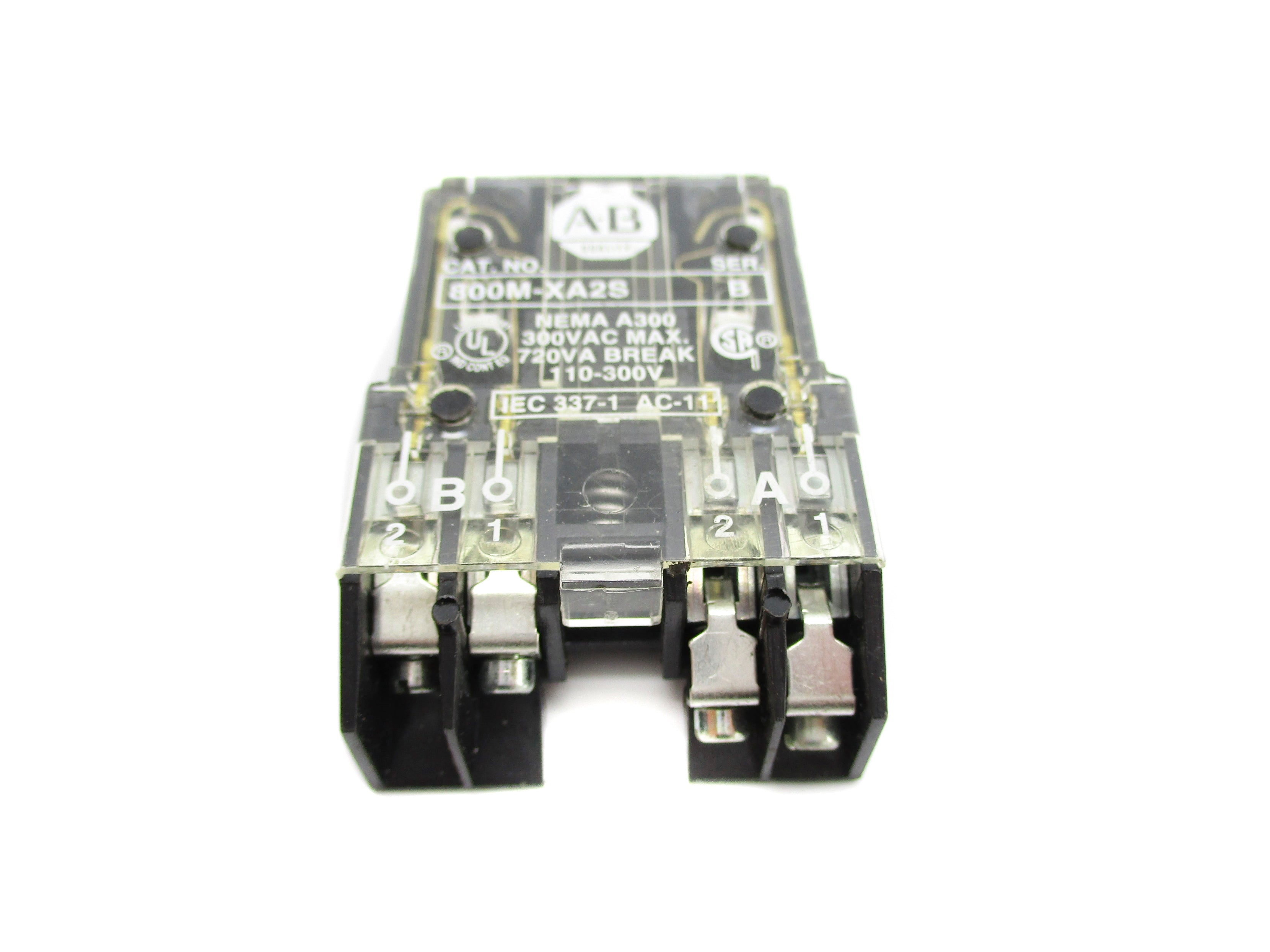 INDUSTRIAL SPARE PART 800M-XA2S SER. B 300VAC (BK/YL) NSMP