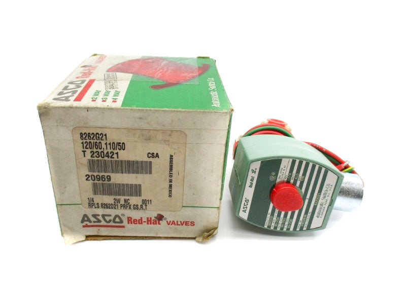 ASCO 8262G21 110/120V 10-750PSI 1/4" NSMP