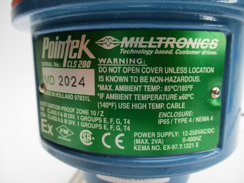 MILLTRONICS 7ML15022ZA200AA0-Z 12-250VAC/DC NSMP