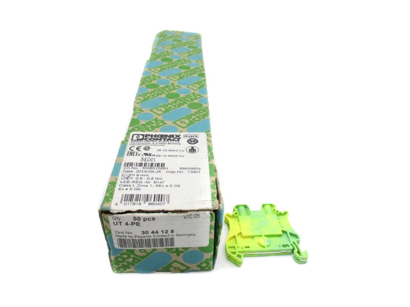 PHOENIX CONTACT UT4-PE 3044128 (PKG OF 50) NSMP