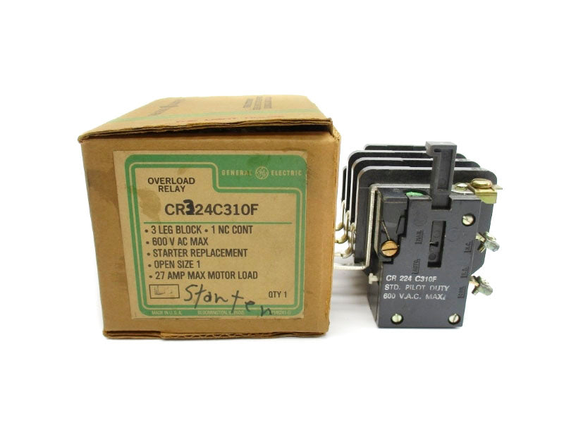 GENERAL ELECTRIC CR224C310F 600VAC 27A NSNP