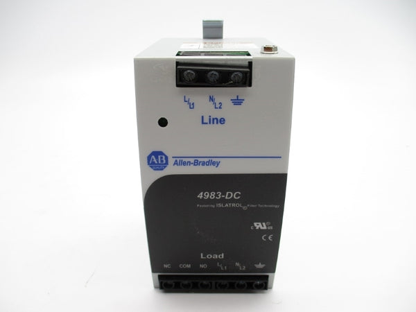 ALLEN BRADLEY 4983-DC120-10 SER. A 120VAC 10A (WH) NSMP