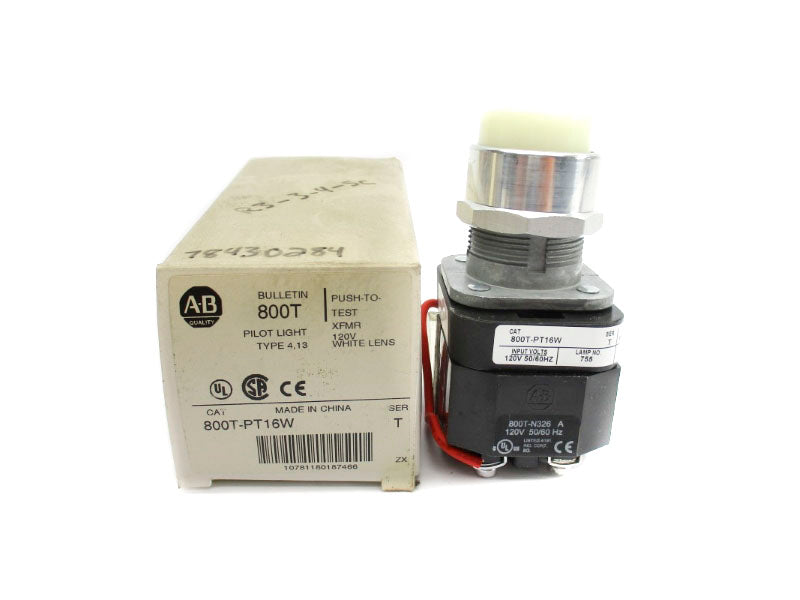INDUSTRIAL SPARE PART 800T-PT16W SER. T 120V (WH) NSMP