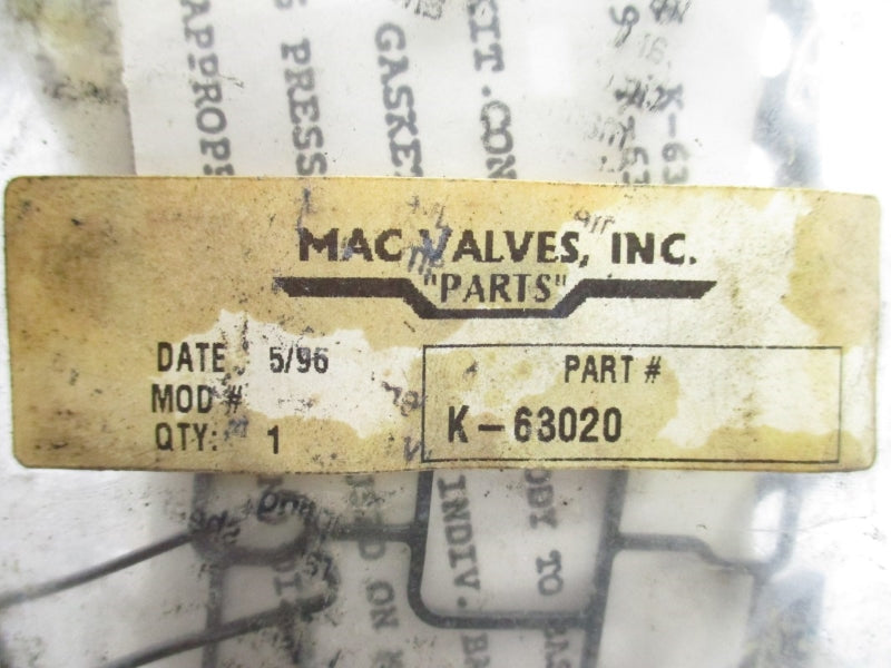 MAC VALVES K-63020 NSMP