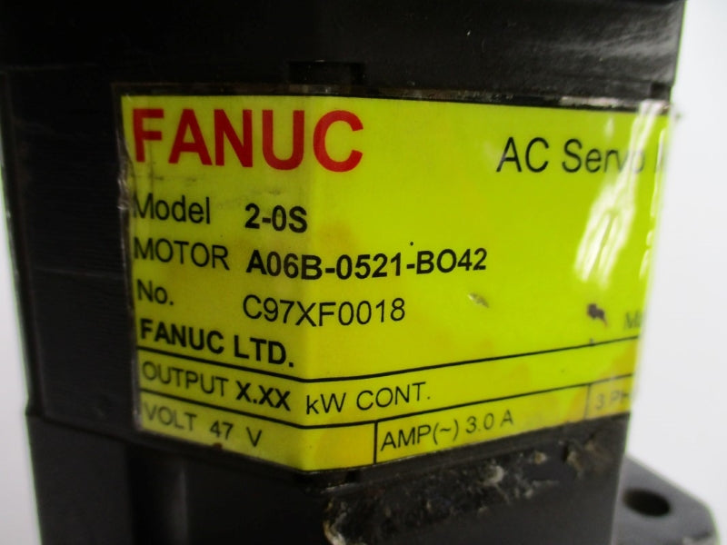 FANUC A06B-0521-B042 47V 3.0A UNMP