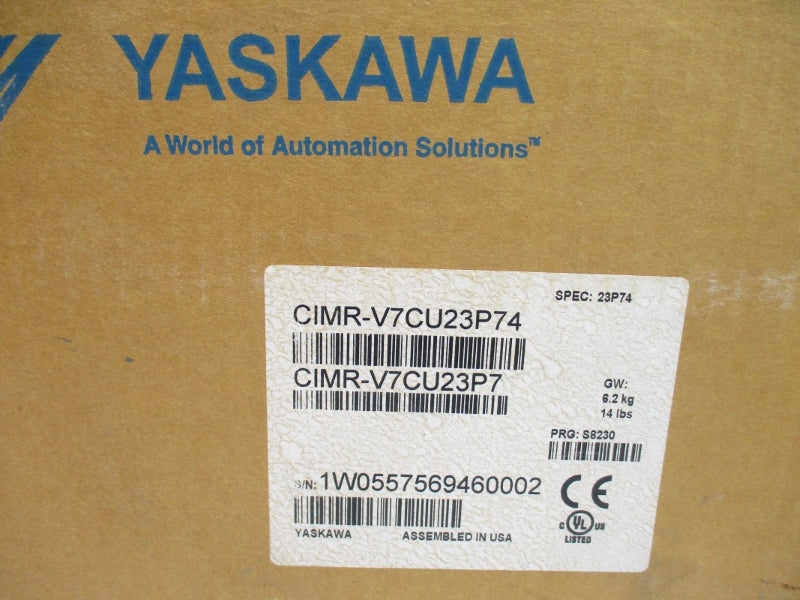 YASKAWA CIMR-V7CU23P7 23P74 230V 17.5A NSMP