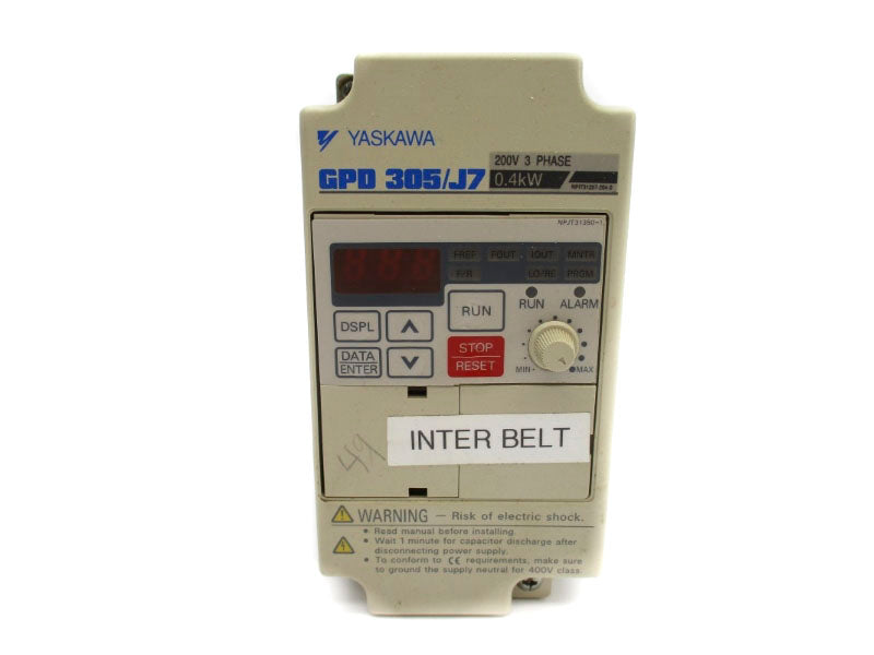 YASKAWA CIMR-J7AM20P4 200-230V 3.9A UNMP