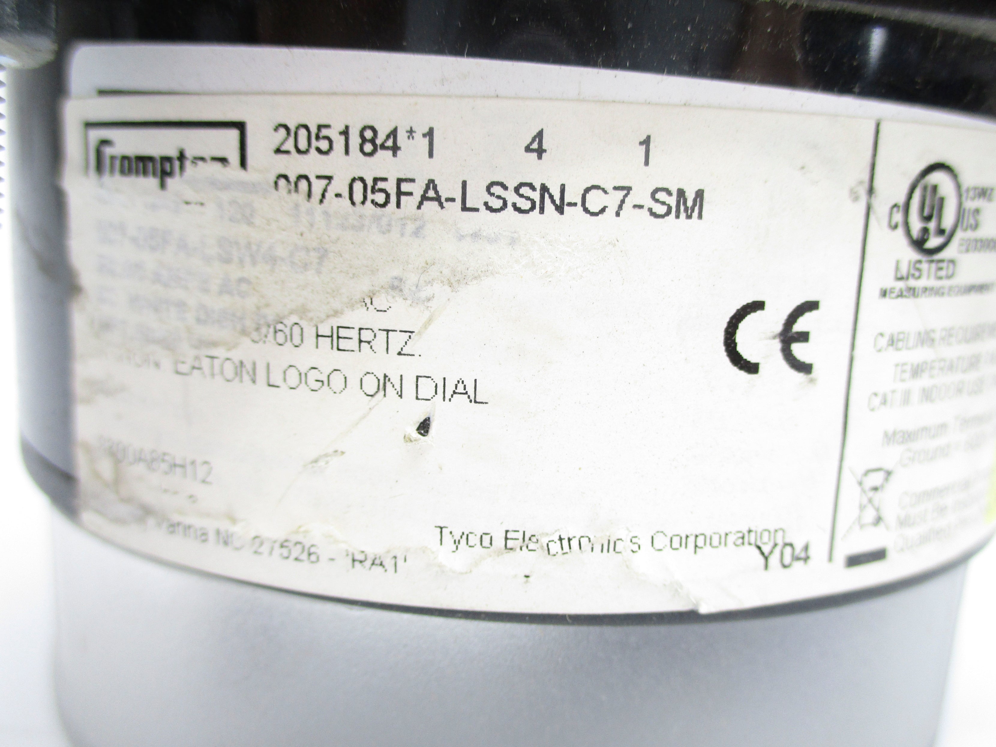 EATON 007-05FA-LSSN-C7-SM 0-800AC NSNP