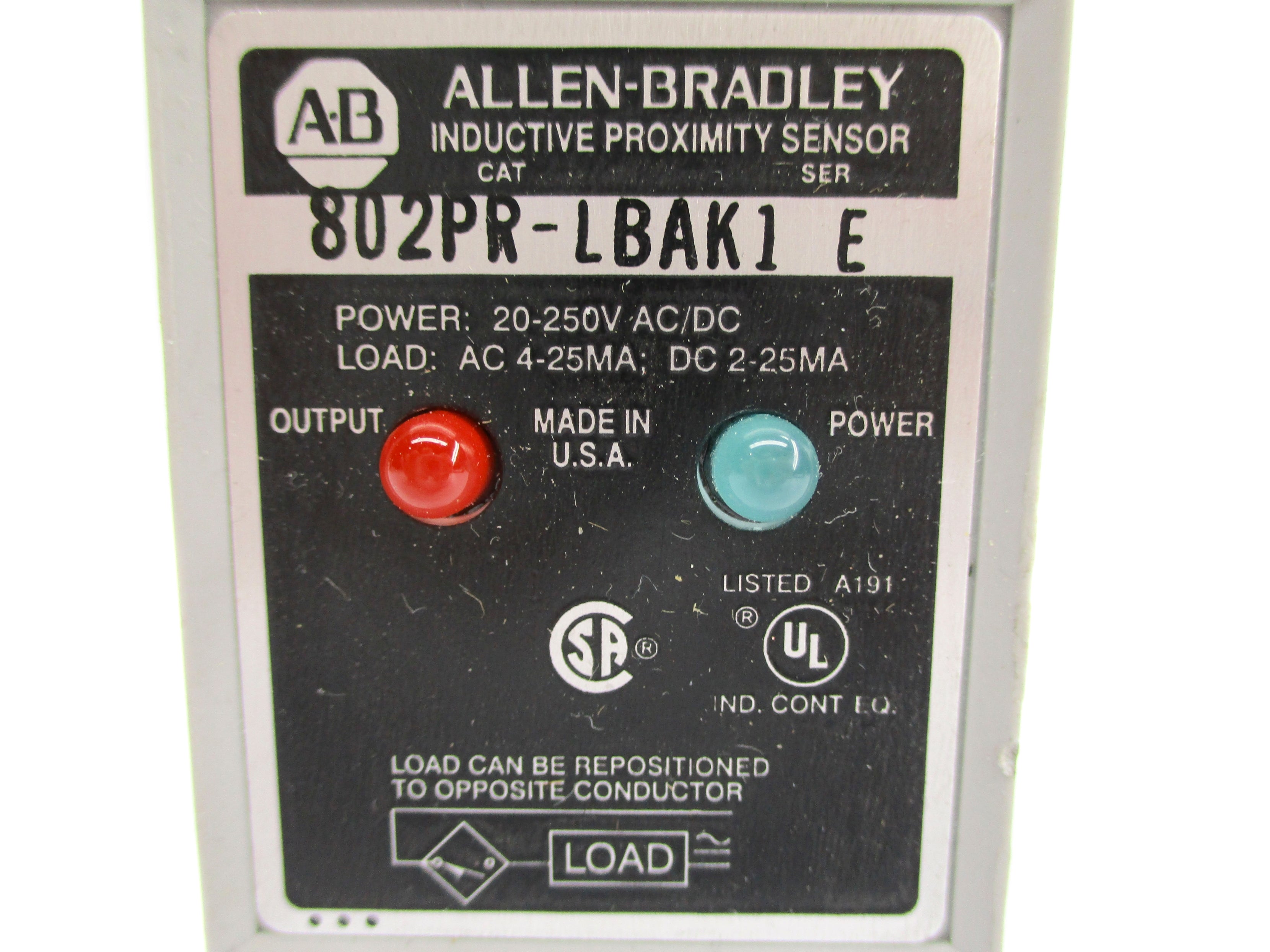 ALLEN BRADLEY 802PR-LBAK1 SER. E NSNP