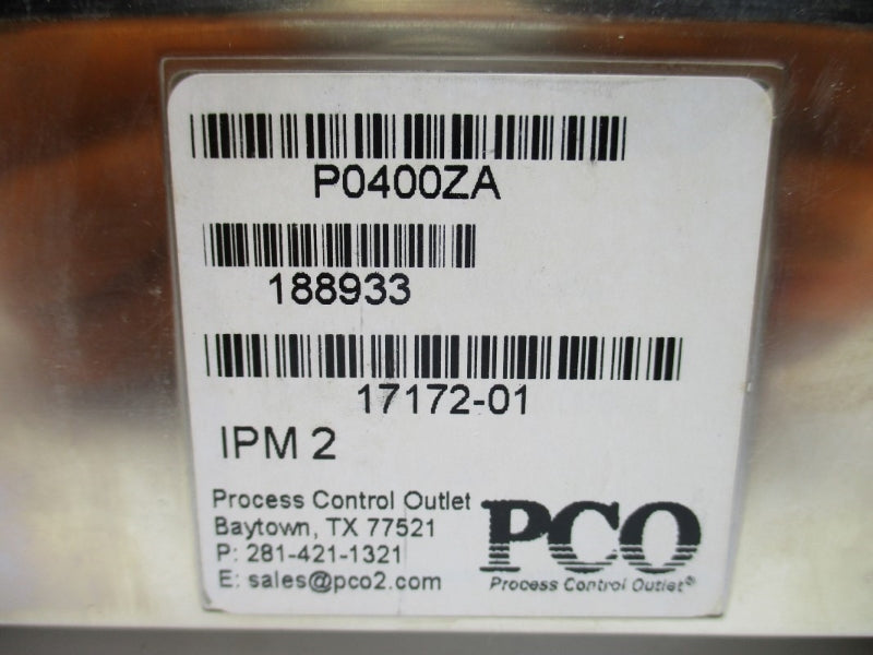 PROCESS CONTROL OUTLET P0400ZA IPM2 NSMP