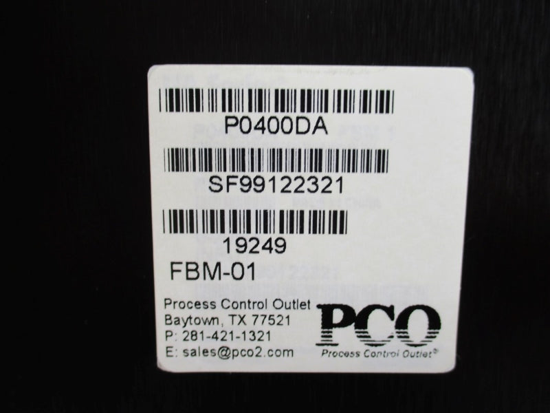 PROCESS CONTROL OUTLET P0400DA FBM-01 NSMP