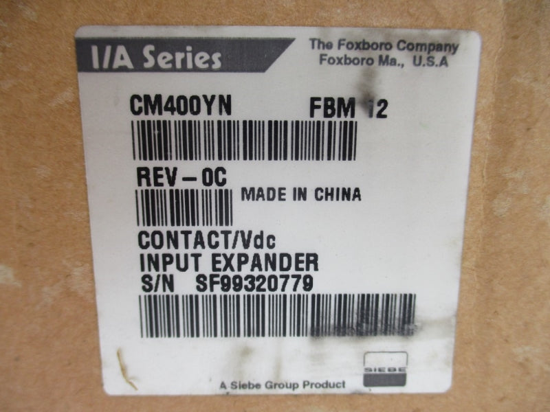 FOXBORO CM400YN FBM12 REV. 0C NSMP