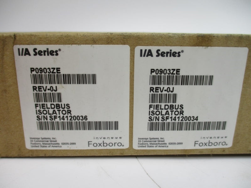 FOXBORO P0903ZE REV. 0J (PKG OF 2) NSMP