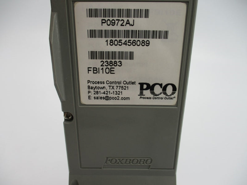 PROCESS CONTROL OUTLET P0972AJ FBI10E NSNP