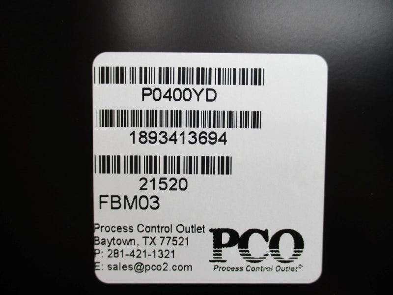 PROCESS CONTROL OUTLET P0400YD FBM03 NSNP