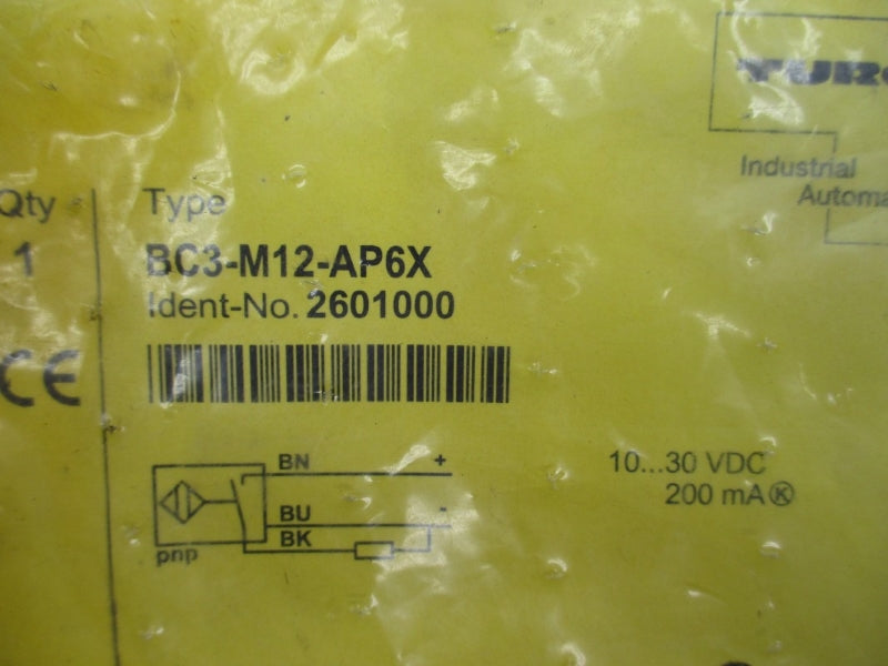 TURCK BC3-M12-AP6X 2601000 10-30VDC NSMP