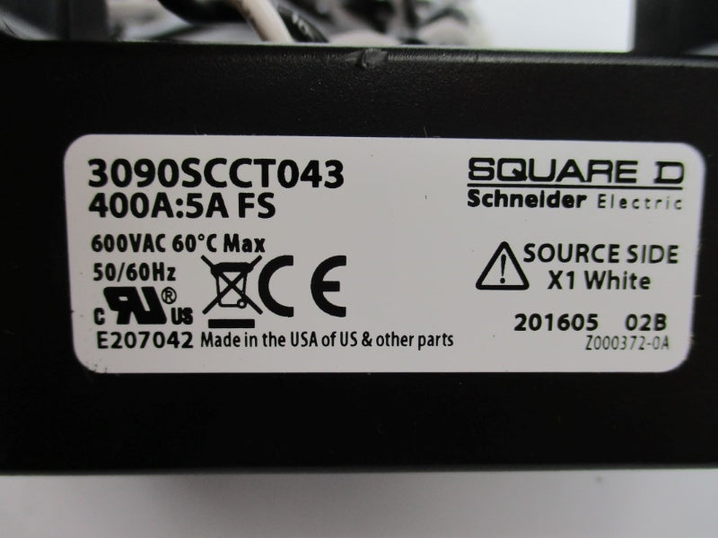 SQUARE D 3090SCCT043 600VAC 400A NSNP