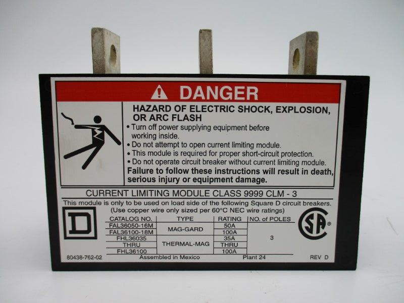 SQUARE D 9999CLM3 600V 100A NSMP