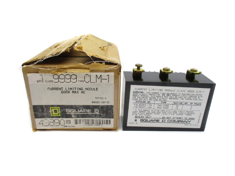 SQUARE D 9999CLM1 SER. A 600VAC 7A NSMP