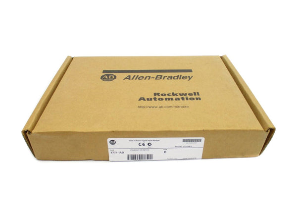 ALLEN BRADLEY 1771-IAD SER. D DATE: 2013 NSFS