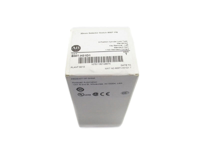 ALLEN BRADLEY 800T-H31D1 SER. T (WH) NSFS