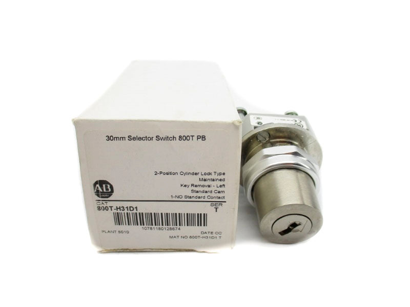 ALLEN BRADLEY 800T-H31D1 SER. T (NO KEY) (WH) NSMP