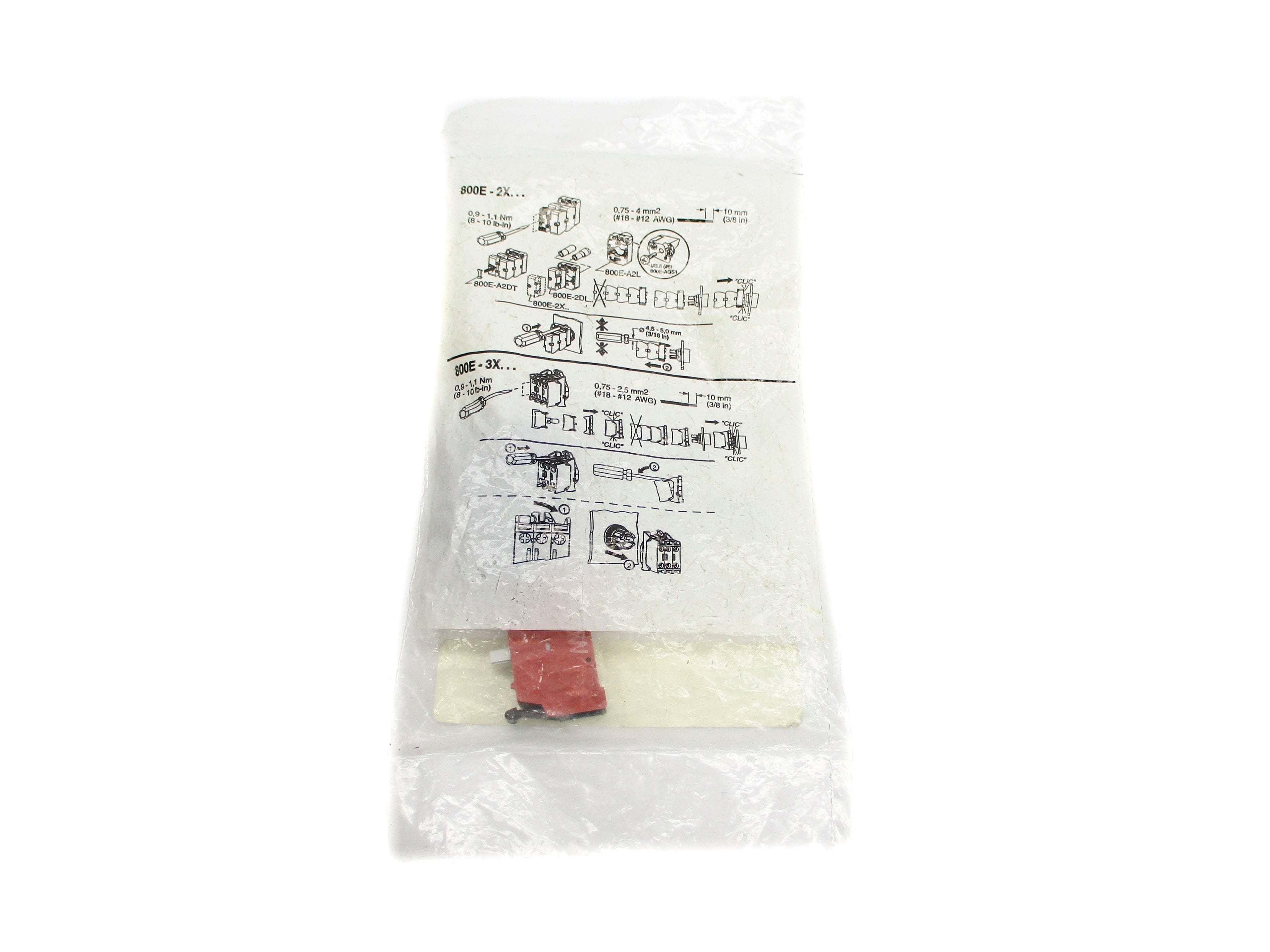 ALLEN BRADLEY 800E-3LX01 SER. B NSMP