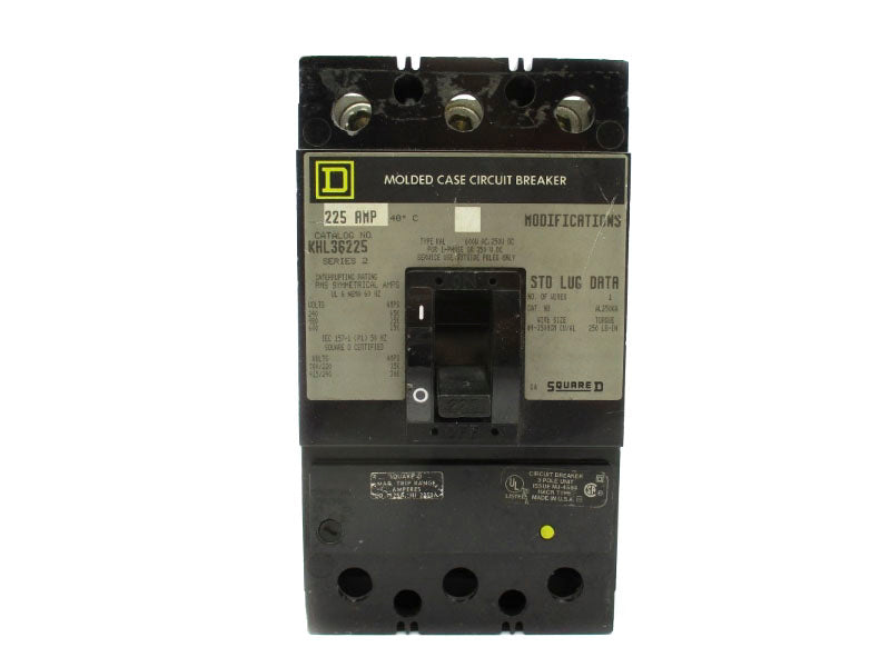 SQUARE D KHL36225 SER. 2 600V 225A NUPI