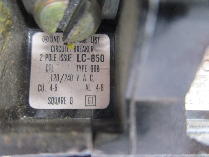 SQUARE D QOB250 120/240VAC 50A NSNP