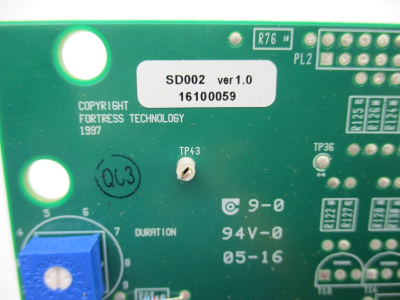 FORTESS TECHNOLOGY SD002 VER. 1.0 NSNP