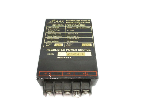 AAK CBM24.1 24V .1A UNMP