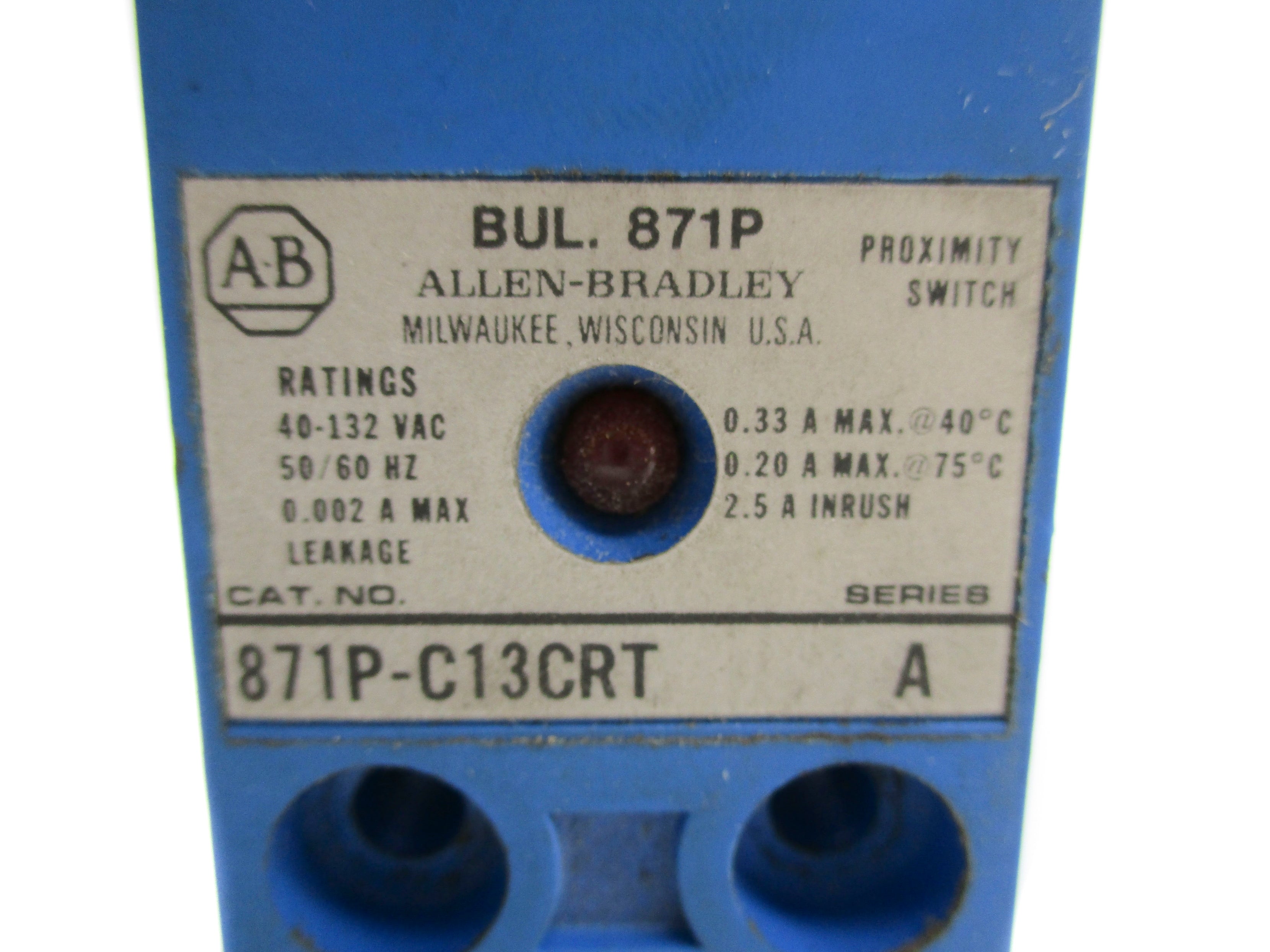 ALLEN BRADLEY 871P-C13CRT SER. A UNMP