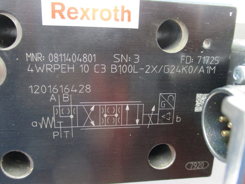 REXROTH 4WRPEH10C3B100L-2X/G24K0/A1M 0811404801 24V NSNP