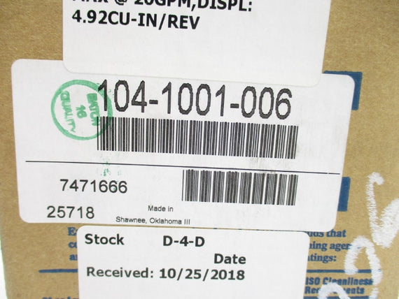 EATON 104-1001-006 NSFS