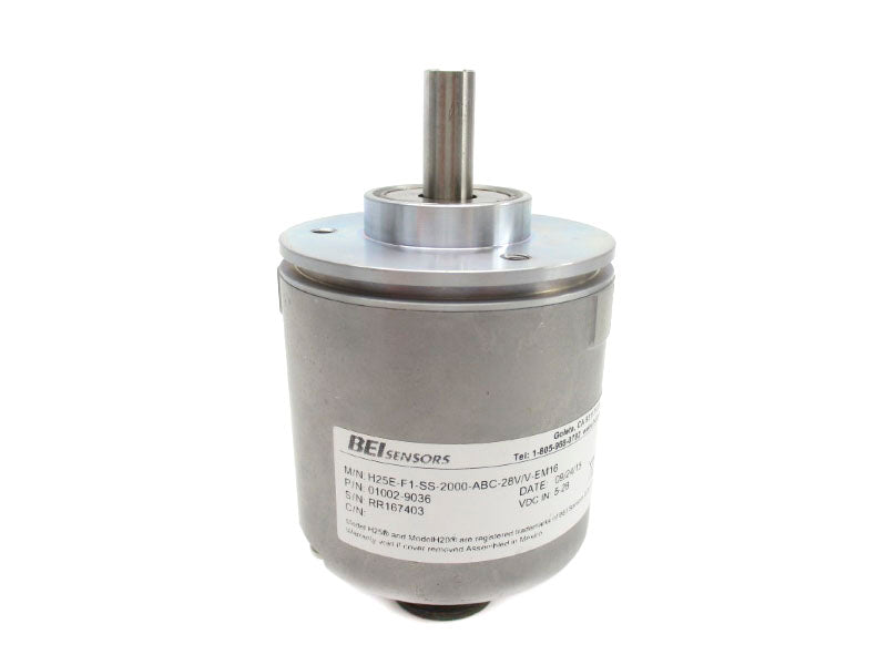 BEI SENSORS H25E-F1-SS-2000-ABC-28V/V-EM16 01002-9036 5-28VDC NSNP