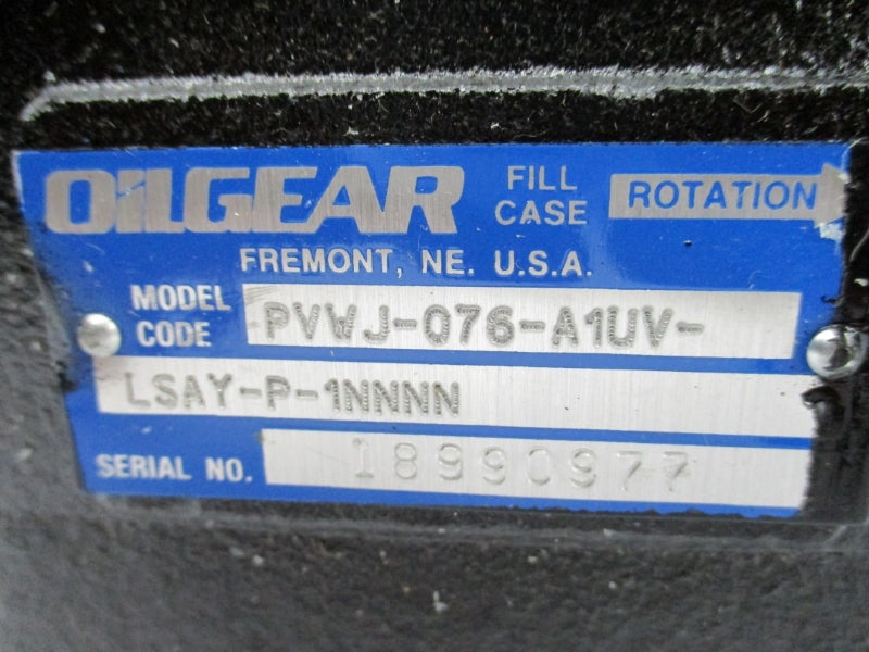 OILGEAR PVWJ-076-A1UV-LSAY-P-1NNNN NSMP