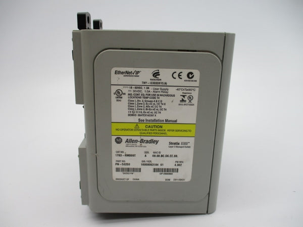ALLEN BRADLEY 1783-RMS06T SER. A F/W 4.002 18-60VDC 1.0A NSMP