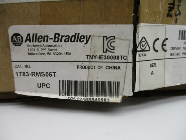ALLEN BRADLEY 1783-RMS06T SER. A F/W 4.002 18-60VDC 1.0A NSMP