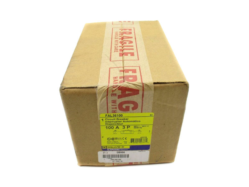 SQUARE D FAL36100 SER. 2 600V 100A NSFS