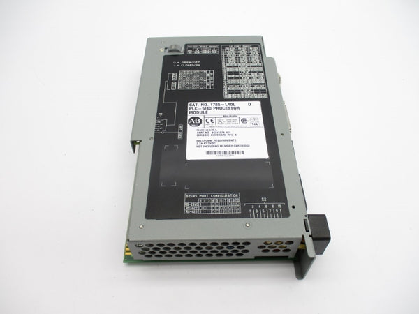 ALLEN BRADLEY 1785-L40L SER. D F/W B 5VDC 3.3A (NO KEY) NSNP