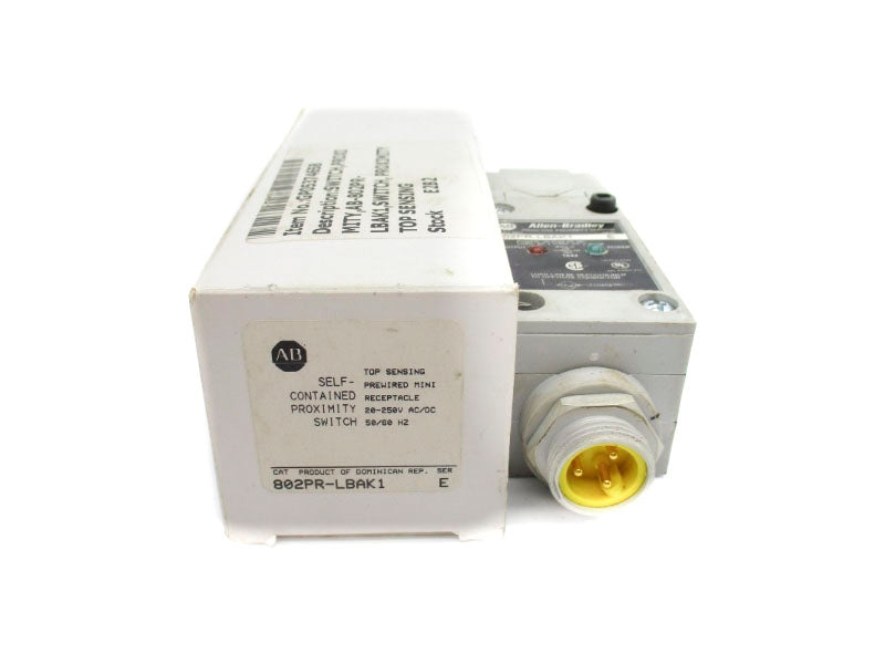 ALLEN BRADLEY 802PR-LBAK1 SER. E 20-250VAC/DC UNMP