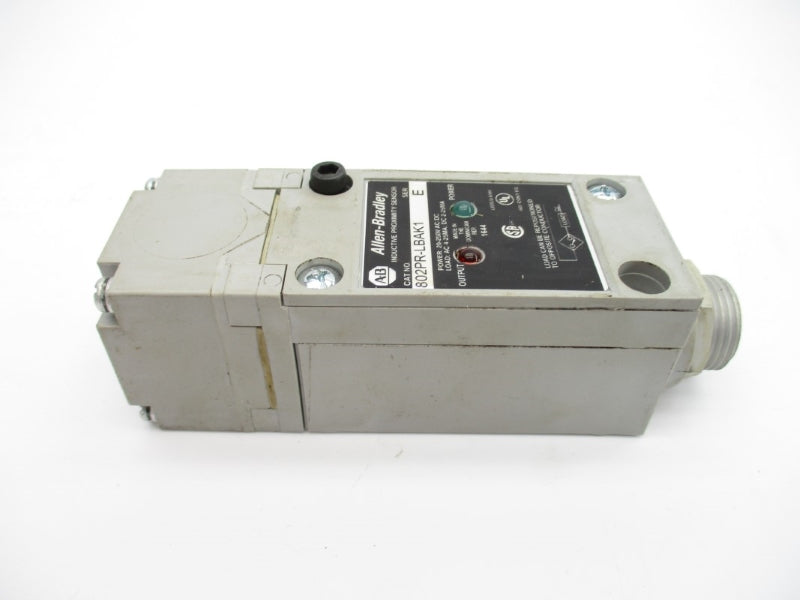 ALLEN BRADLEY 802PR-LBAK1 SER. E 20-250VAC/DC UNMP