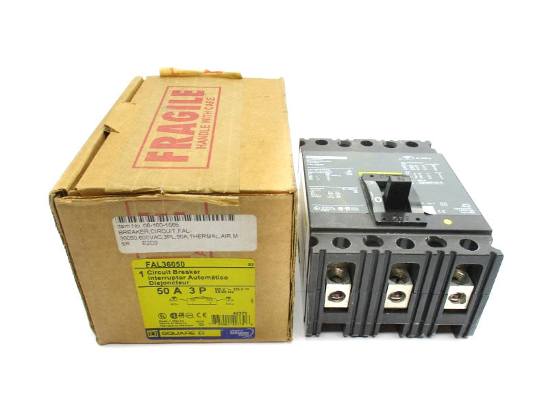 SQUARE D FAL36050 SER. 2 600V 50A NSMP
