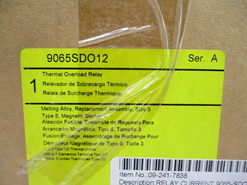 SQUARE D 9065SDO12 SER. A NSMP