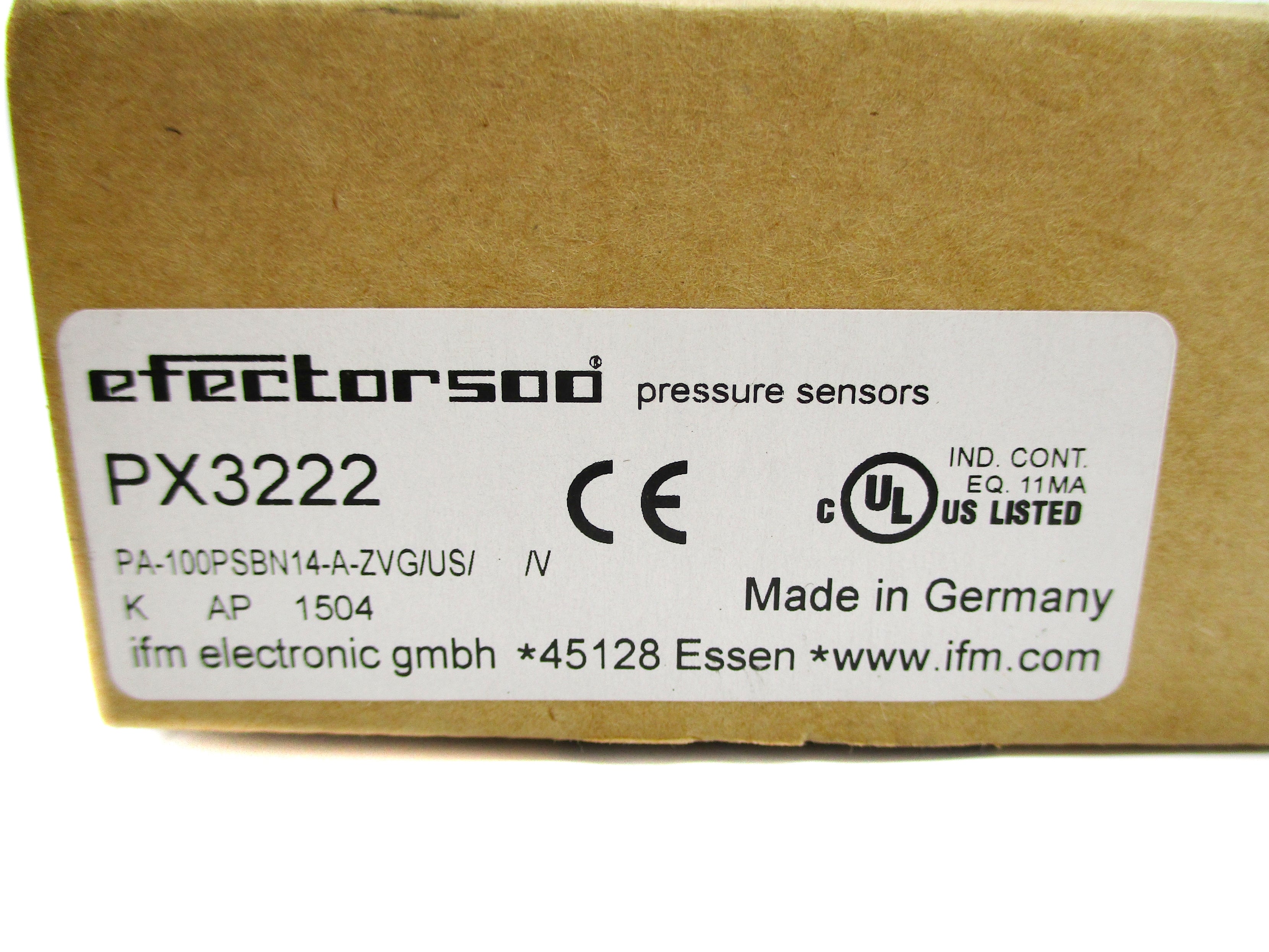 IFM EFECTOR PX3222 PA-100PSBN14-A-ZVG/US/ NSMP