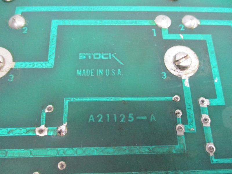 STOCK A21125-A D21232 UNMP