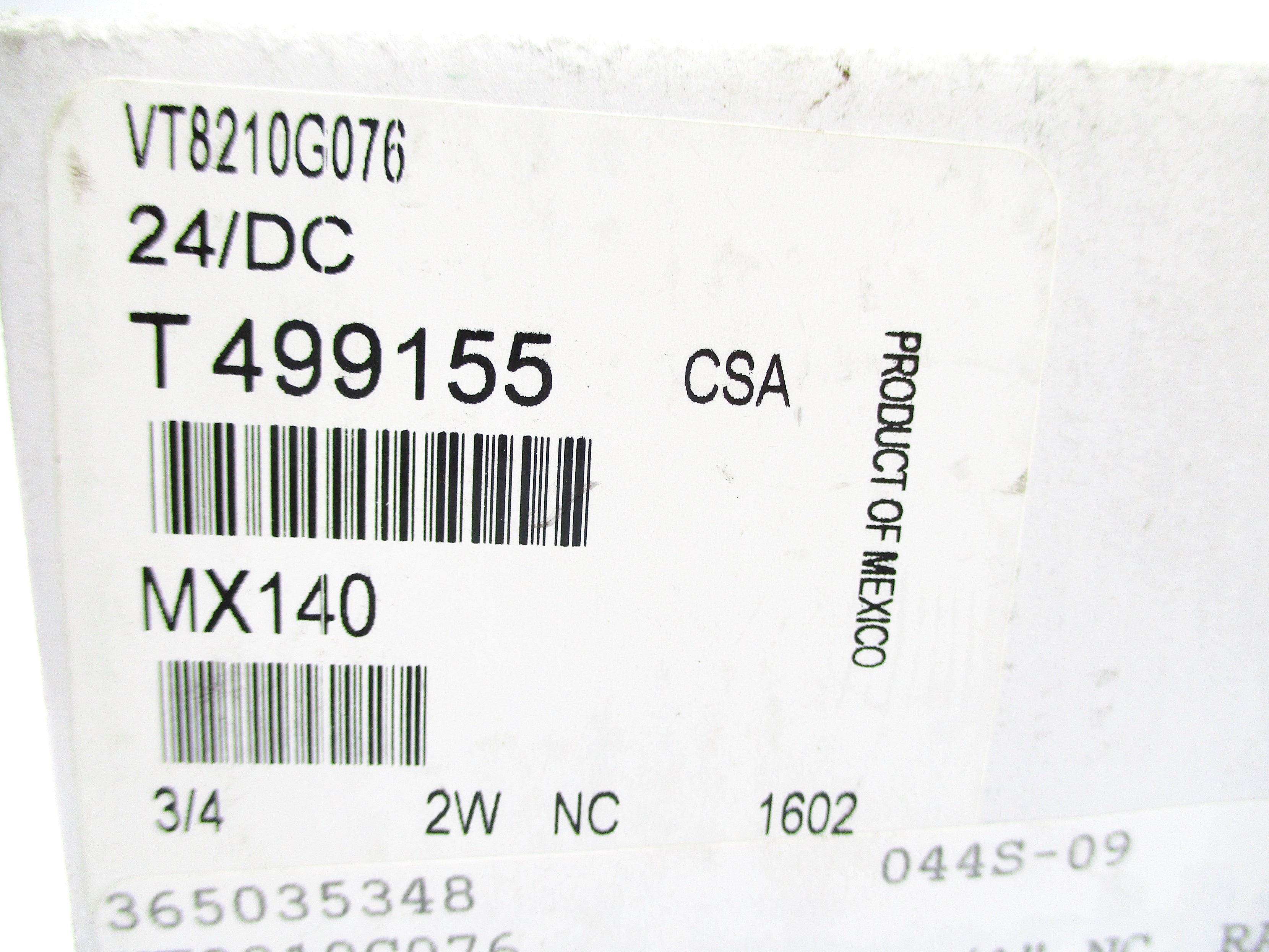 ASCO VT8210G076 25PSI 24/DC NSMP