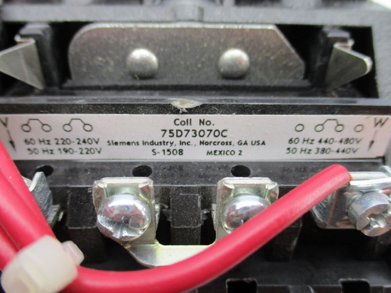 SIEMENS 14EUE32AC 480V 40A NUPI