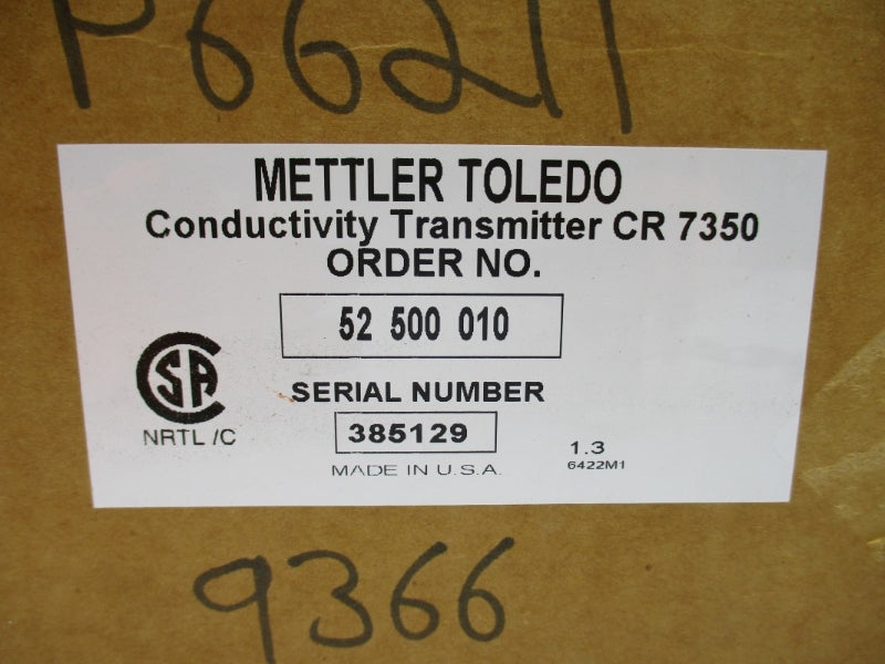 METTLER TOLEDO 52500010 CR7350 90-130VAC 5A NSMP