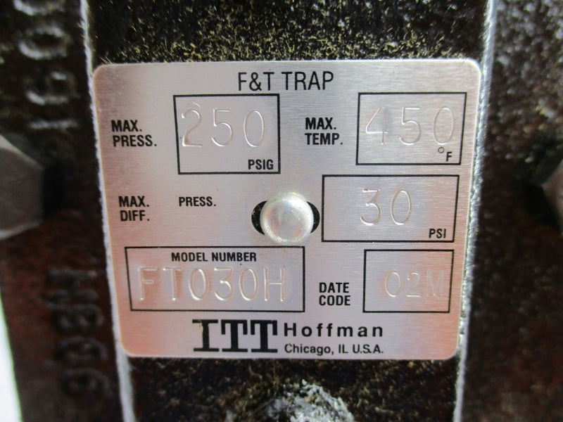ITT FT030H-3 404202 30PSI 450'F 3/4" NSMP